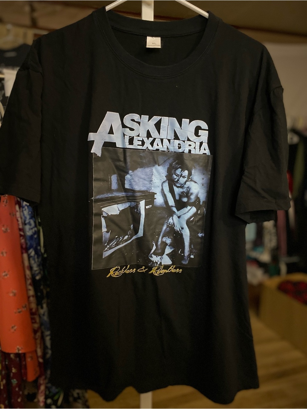 Asking Alexandria - Black Graphic Band Tee - Rebels & Kingsmen